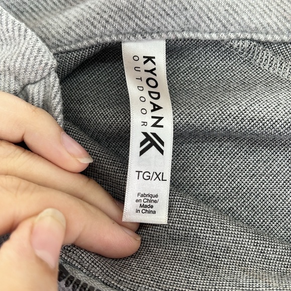 Kyodan Outdoor Long Sleeve Sweater Sweatshirt Gray Womens Size XL - Picture 8 of 10